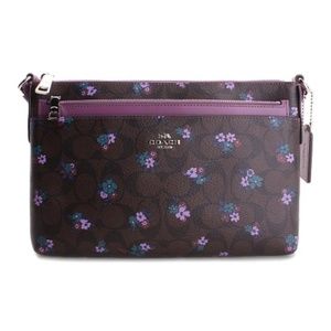 Coach Brown & Purple Bag
